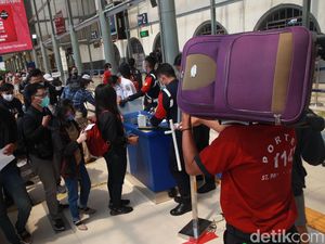 75.000 Penumpang ke Luar Jakarta dengan Kereta