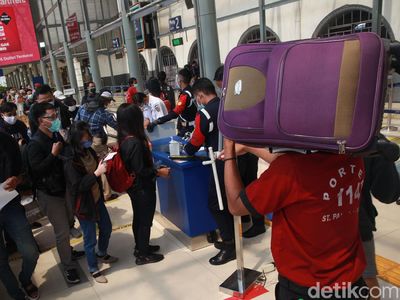 75.000 Penumpang ke Luar Jakarta dengan Kereta
