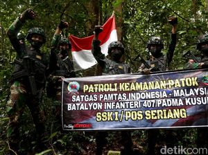 Ekspedisi Mencari Patok Perbatasan Bersama TNI, Bikin Cinta NKRI Ekspedisi Mencari Patok Perbatasan Bersama TNI, Bikin Cinta NKRI