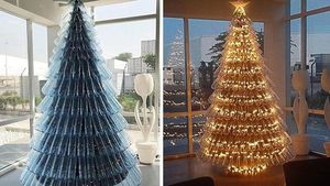 Potret Ide Pohon Natal Kreatif yang Bisa Ditiru