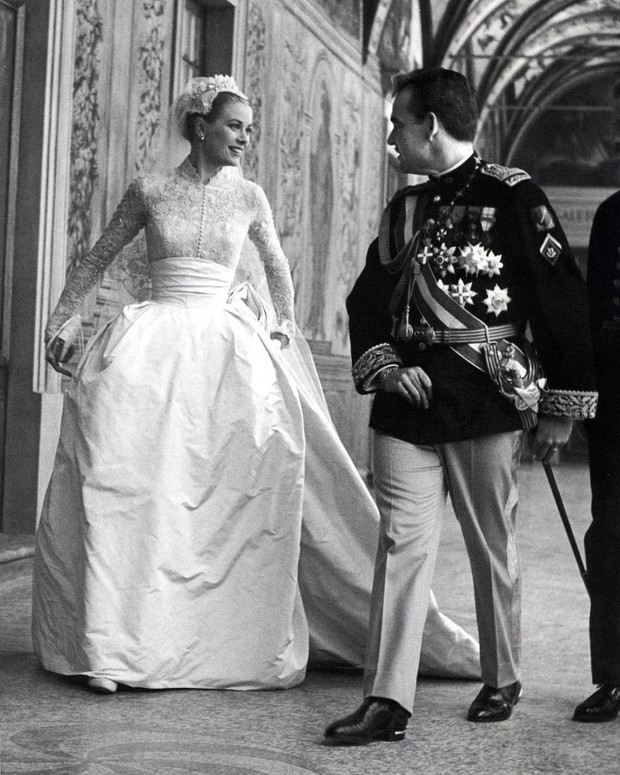 Grace Kelly di hari pernikahannya (instgaram.com/princessgraceus) Grace Kelly di hari pernikahannya