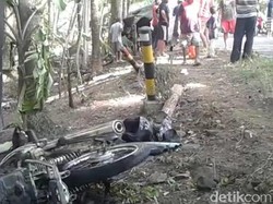 Pemotor Bawa Jerigen Bensin Tewas Terbakar di Pangandaran