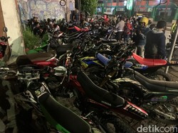 Balap Liar di Sidoarjo Dibubarkan, 100 Motor Diamankan