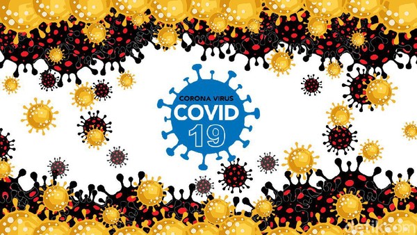 Ilustrasi Virus Corona, Covid 19 Poster