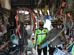 Jelang Tahun Baru, Polisi Larang Bengkel di Sidoarjo Pasang Knalpot Brong