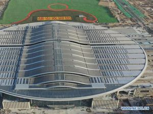 Megah! Stasiun Kereta Terbesar di China Baru Kelar Dibangun