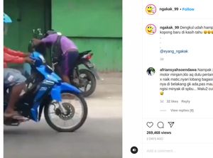 Pemotor Ini Dibikin Capek Gara-gara Standar Samping