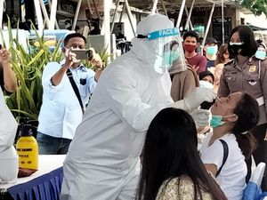 Jelang Libur Tahun Baru, Rapid Antigen Gratis Diadakan di Pantai Kuta