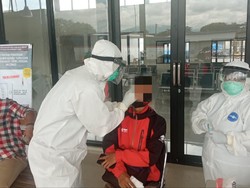 Seorang Calon Penumpang Bus di Terminal Garut Reaktif Corona