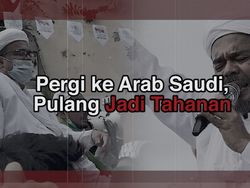 Balada Habib Rizieq: Pergi ke Arab Saudi, Pulang-pulang Jadi Tahanan
