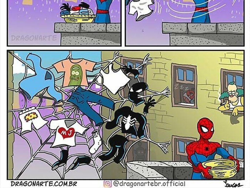 Kocak! Seniman Ini Bayangkan Kegiatan Superhero Saat Sedang Libur Kocak! Seniman Ini Bayangkan Kegiatan Superhero Saat Sedang Libur