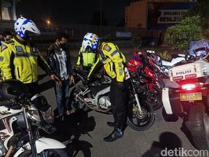 Polisi Gresik Larang Gunakan Knalpot Brong Saat Malam Tahun Baru