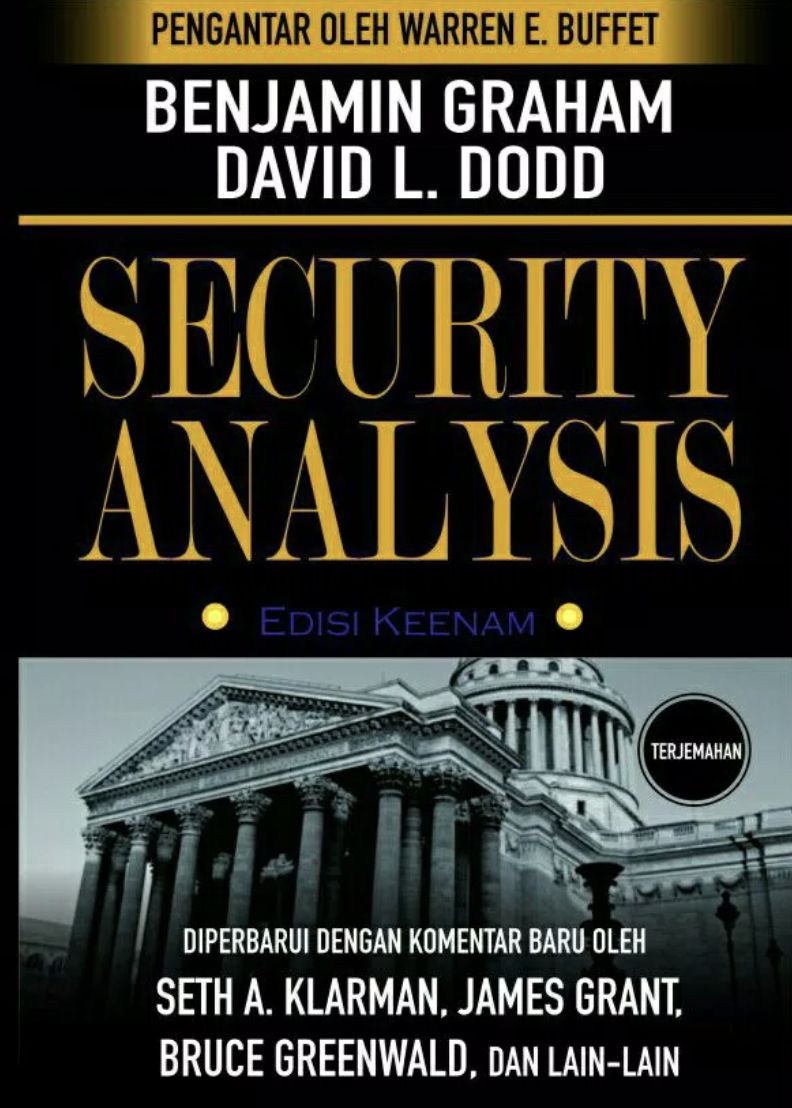 Security Analysis oleh Benjamin Graham. Ist