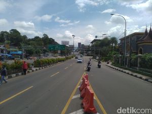 Puncak Arus Balik Diprediksi Hari Ini, Lalin Simpang Gadog Lancar