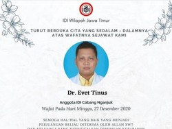 Berjuang Dua Minggu, Dokter di Nganjuk Meninggal Positif COVID-19