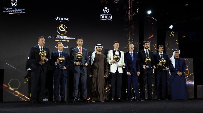 Para peraih titel Globe Soccer Awards alias Dubai d'Ors 2020.