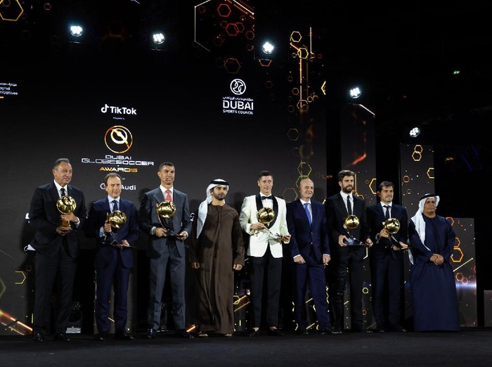 Para peraih titel Globe Soccer Awards alias Dubai d'Ors 2020.