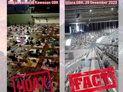 Hoax! Istora Senayan Dipenuhi Pasien Corona