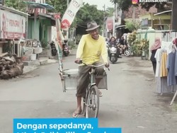 Kakek 78 Tahun Ini Semangat Jual Es Lilin, Sehari Cuma dapat Rp 12 Ribu!