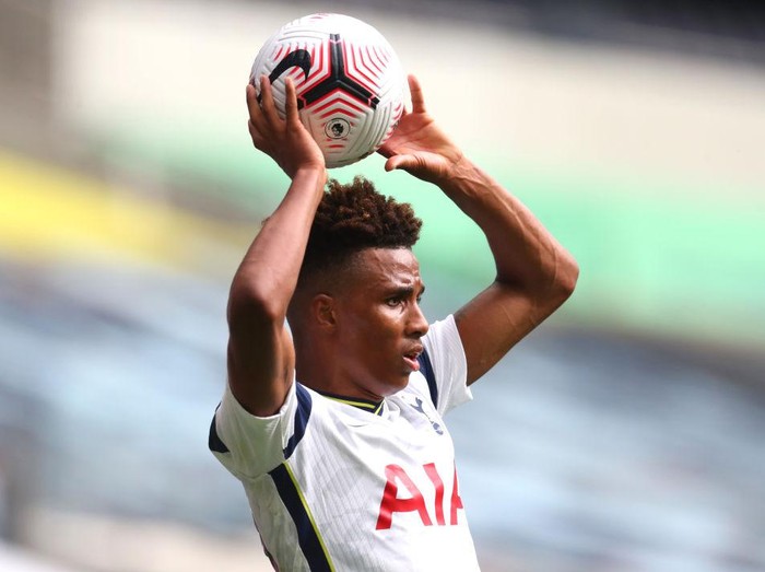 KINGSTON UPON THAMES, ENGLAND - DECEMBER 14: Jack Clarke of Tottenham Hotspur during the Premier League 2 match between Chelsea and Tottenham Hotspur at Kingsmeadow on December 14, 2020 in Kingston upon Thames, England. (Photo by Justin Setterfield/Getty Images)
