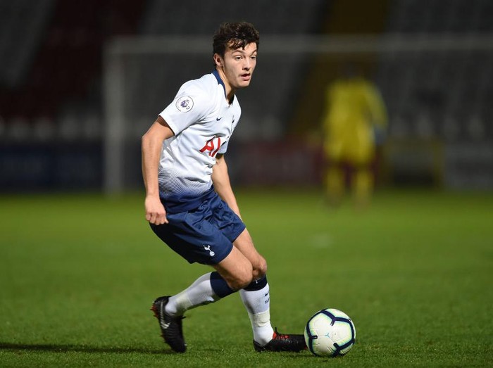KINGSTON UPON THAMES, ENGLAND - DECEMBER 14: Jack Clarke of Tottenham Hotspur during the Premier League 2 match between Chelsea and Tottenham Hotspur at Kingsmeadow on December 14, 2020 in Kingston upon Thames, England. (Photo by Justin Setterfield/Getty Images)