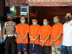 Polisi Bekuk 4 Dalang Rusuh di Kerinci Jambi, 8 Senpi Laras Panjang Disita