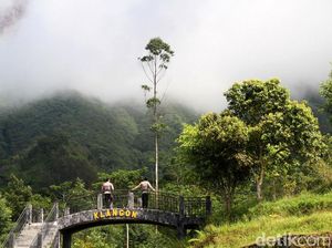 Potret Kawasan Wisata Bukit Klangon yang Masih Tutup