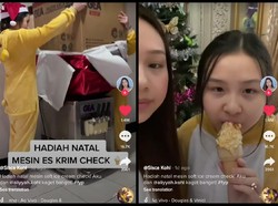 Sultan! Netizen Ini Dapat Hadiah Natal Mesin Es Krim