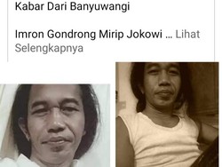 Pria Mirip Presiden Jokowi Viral di Medsos