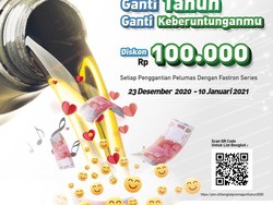 Pertamina Lubricants Beri Promo Pelumas Fastron di Akhir Tahun