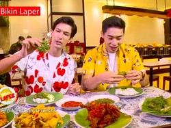 Bikin Laper! Nikmatnya Nasi Kapau Kikil Cabe Ijo dan Ayam Cabe Merah