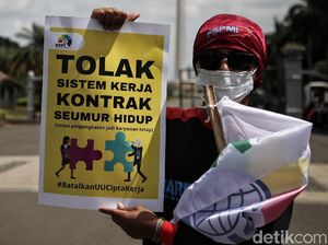 UU Cipta Kerja Bakal Direvisi, Buruh Ngotot Klaster Ketenagakerjaan Dihapus