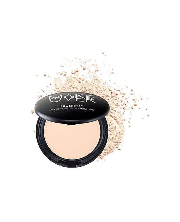 Make Over Powerstay Matte Powder Foundation/makeoverforall.com Make Over Powerstay Matte Powder Foundation menggunakan teknologi pigmen kaya warna microfine /makeoverforall.com