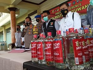 Antisipasi Kriminalitas di Banyuwangi Jelang Akhir Tahun, Ribuan Miras Disita