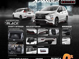 Promo Mitsubishi Xpander Black Edition, Cicilan 0% hingga 2 Tahun