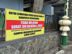 Zona Merah, Satgas COVID-19 Tulungagung Hentikan Izin Hajatan