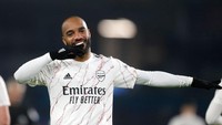 Di nomor empat ada penyerang Alexandre Lacazette, dibeli Arsenal dari Lyon pada 2017 seharga 47 juta Pounds atau setara Rp 943 miliar (Getty Images/Pool)