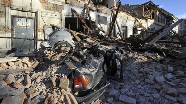 Begini Dampak Akibat Gempa di Kroasia