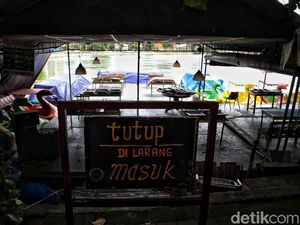 Begini Suasana Danau Sunter yang Ditutup Jelang Malam Tahun Baru