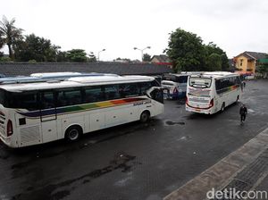 Begini Suasana Terminal Giwangan Yogyakarta Saat Libur Tahun Baru