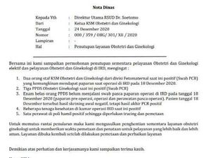 Beredar Surat Layanan Rawat Darurat RSU Soetomo Surabaya Lockdown, Ini Faktanya