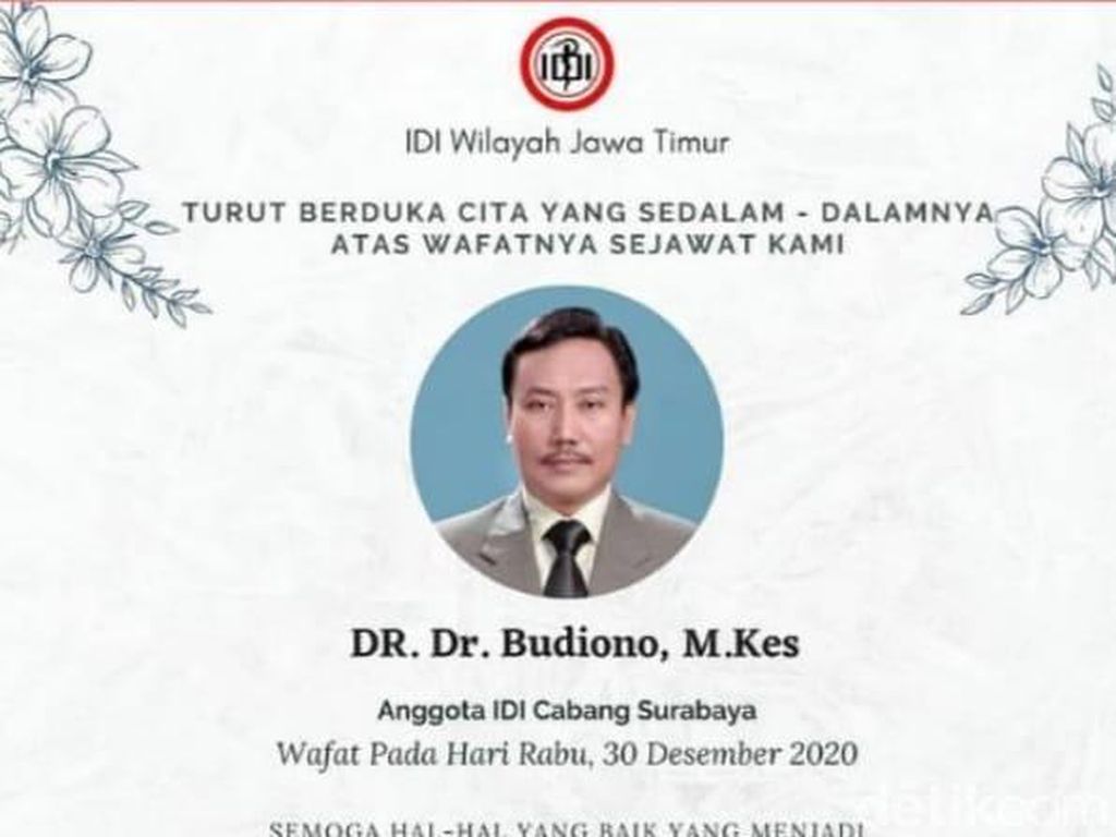 Dokter FK Unair Surabaya Meninggal Positif COVID-19 Dokter FK Unair Surabaya Meninggal Positif COVID-19