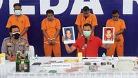 Ini 4 Pelaku Pelempar Molotov ke Rumah Wartawati di Riau