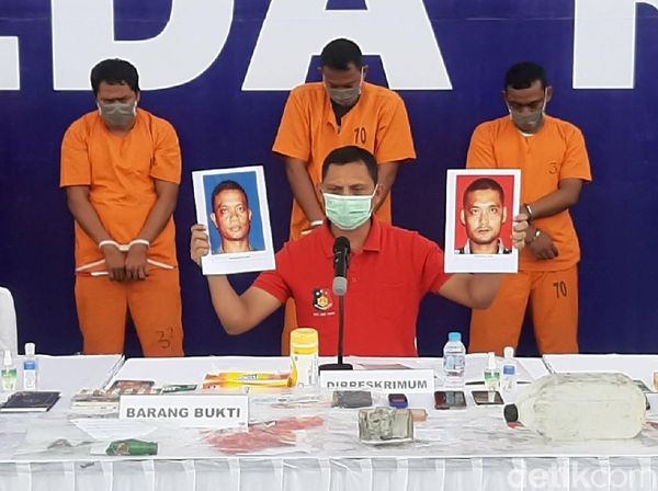 Ini 4 Pelaku Pelempar Molotov ke Rumah Wartawati di Riau