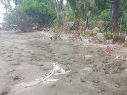 TPU di Polman Porak-poranda DIterjang Gelombang Tinggi