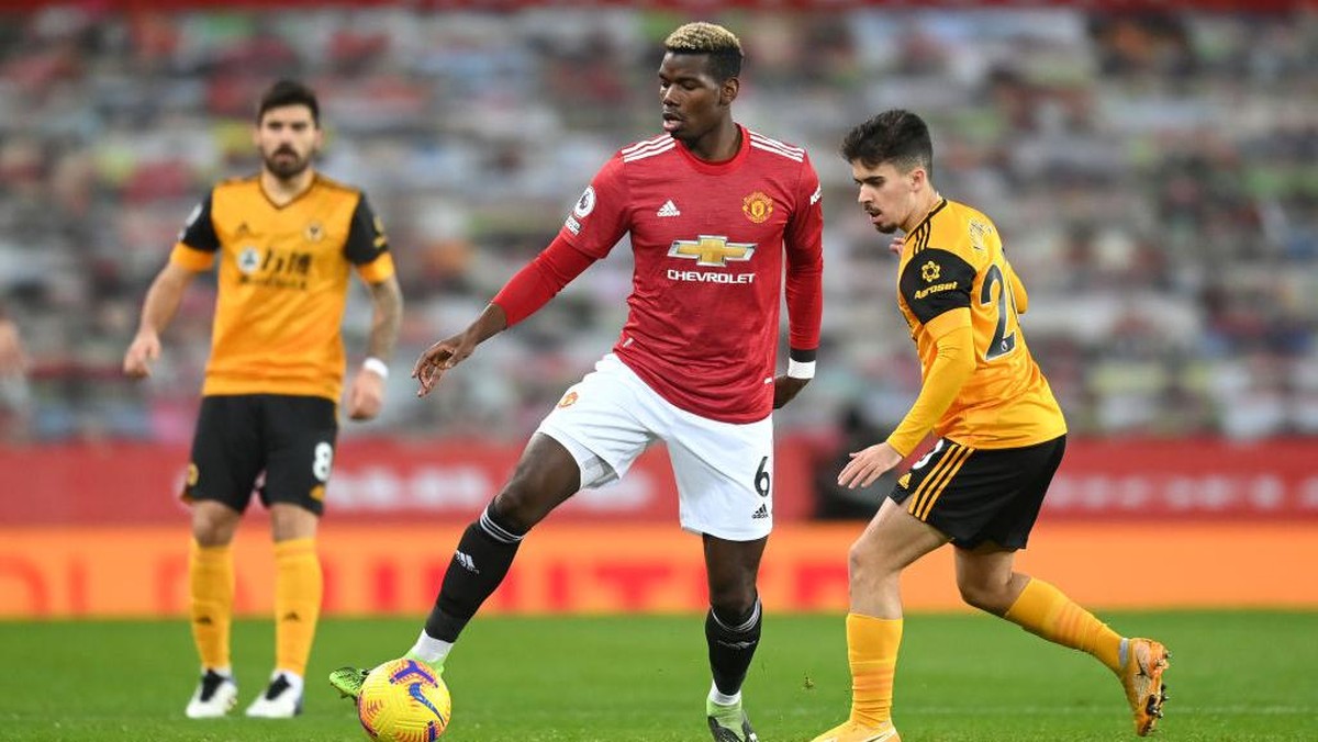 Perubahan peran Paul Pogba salah satu kunci MU jinakkan Wolves (Foto: (Getty Images/Michael Regan))