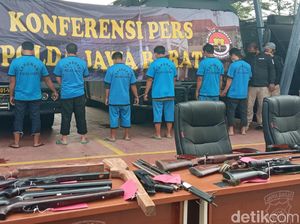 Polda Jabar Bongkar Sindikat Perakit Senpi Laras Panjang di Ciamis