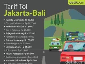Tarif Tol Jakarta-Bali, Buat yang Mau Liburan Akhir Tahun Via Jalur Darat