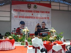 Asyik, Lur! Boyolali Punya Gedung Olahraga Khusus Tenis Meja