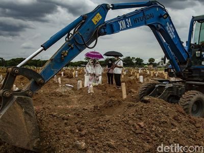 TPU Tegal Alur Sibuk Makamkan Jenazah Corona di Akhir Tahun